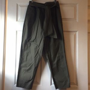 Zara Paper-bag Waist Pants